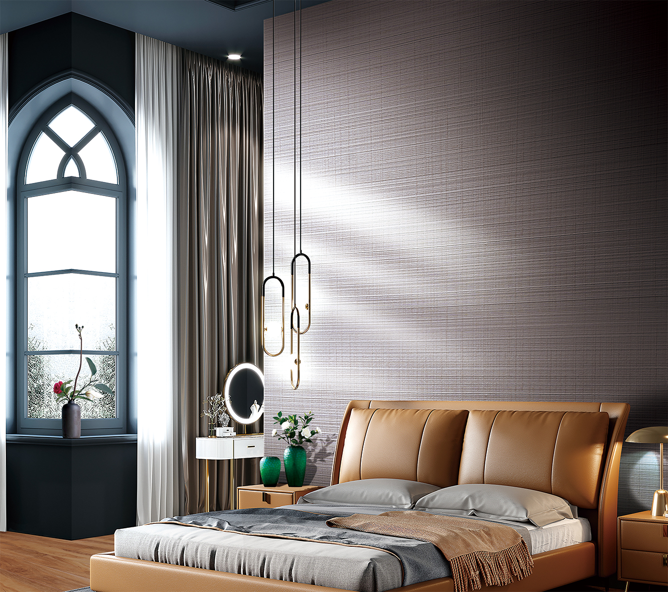 打造中世紀歐洲宮廷高級感，隻要一麵牆就可以